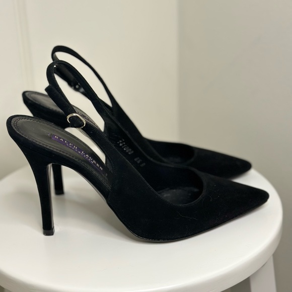 Ralph Lauren Sling Back Heels - Picture 4 of 9